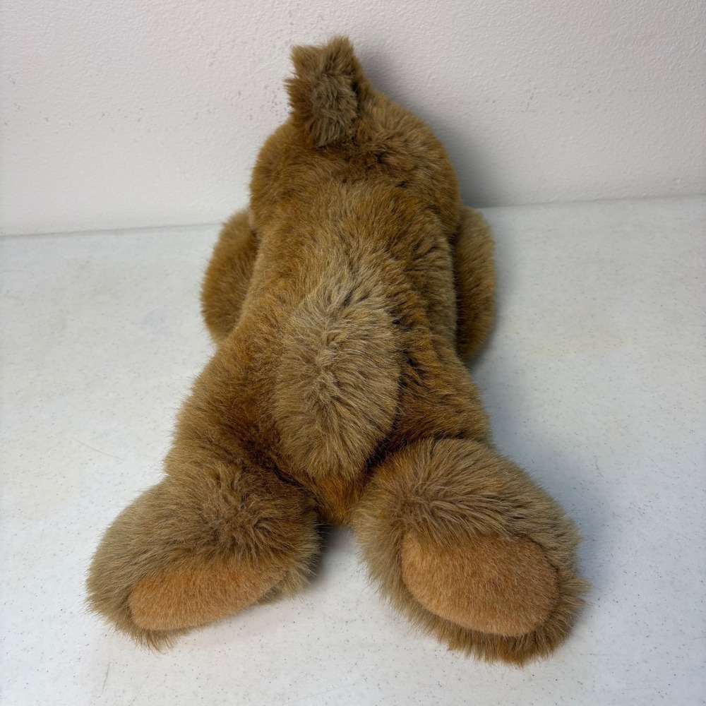 Steiff Cosy Orsi Teddy Bear Lying Brown Plush 0341/40 Western Germany 16 inch - Picture 7 of 9